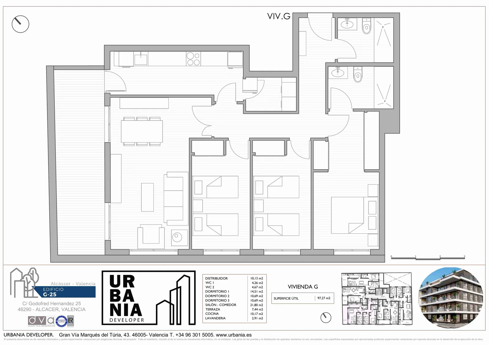 Plano de Tipo G, Edificio G-25