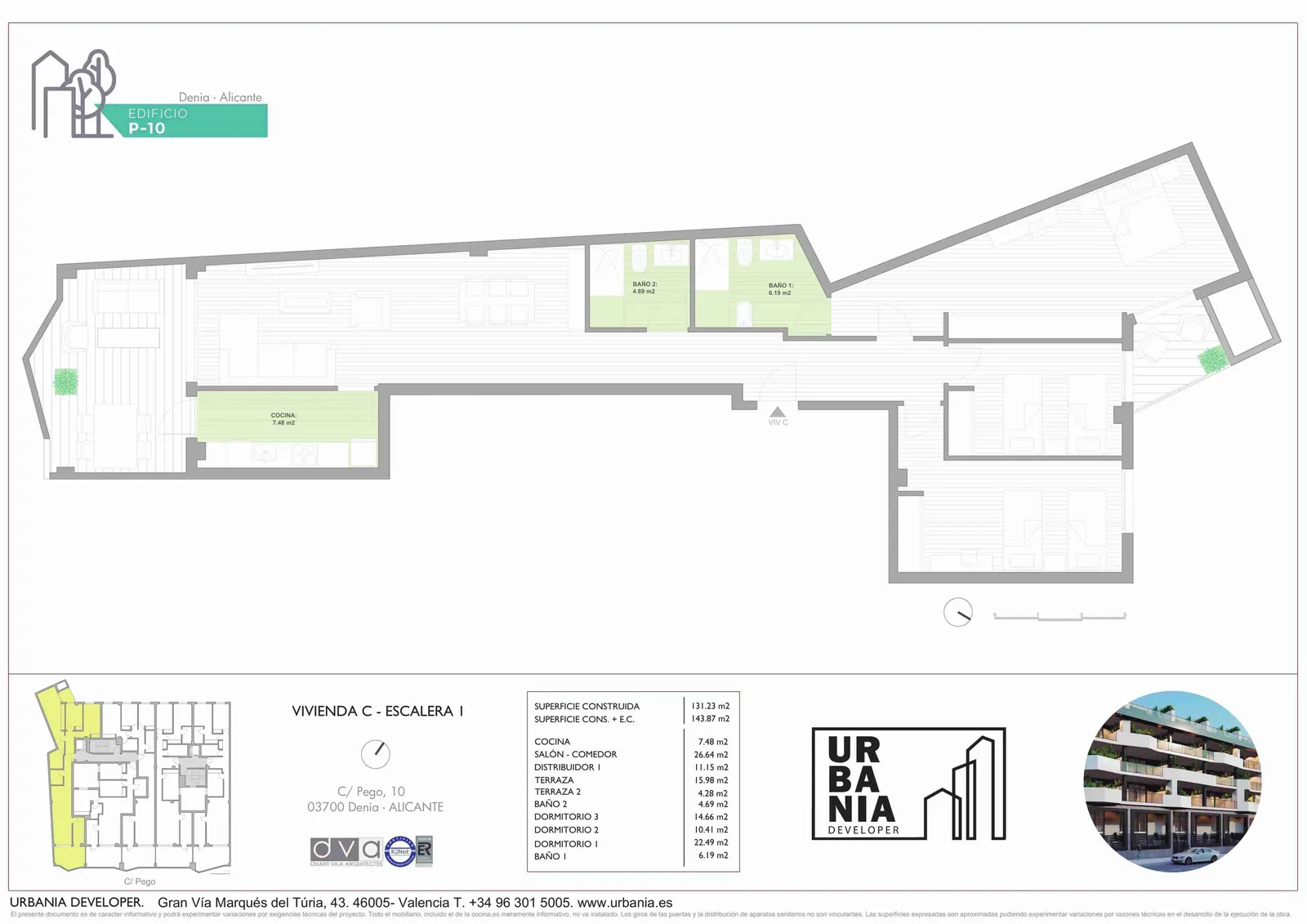 Plano de Piso C Esc. 1, Edificio P-10